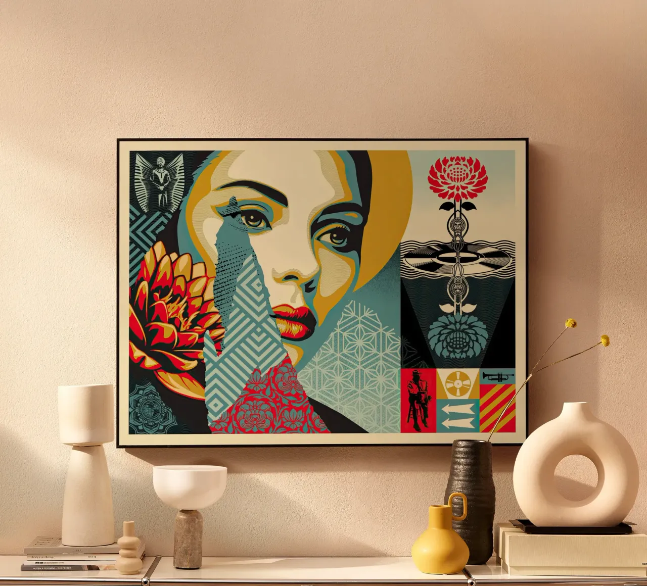 Elementi armonici alluminio dibond da American Poster