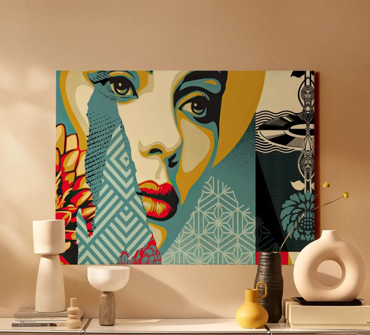 Harmonious Elements tela da American Poster