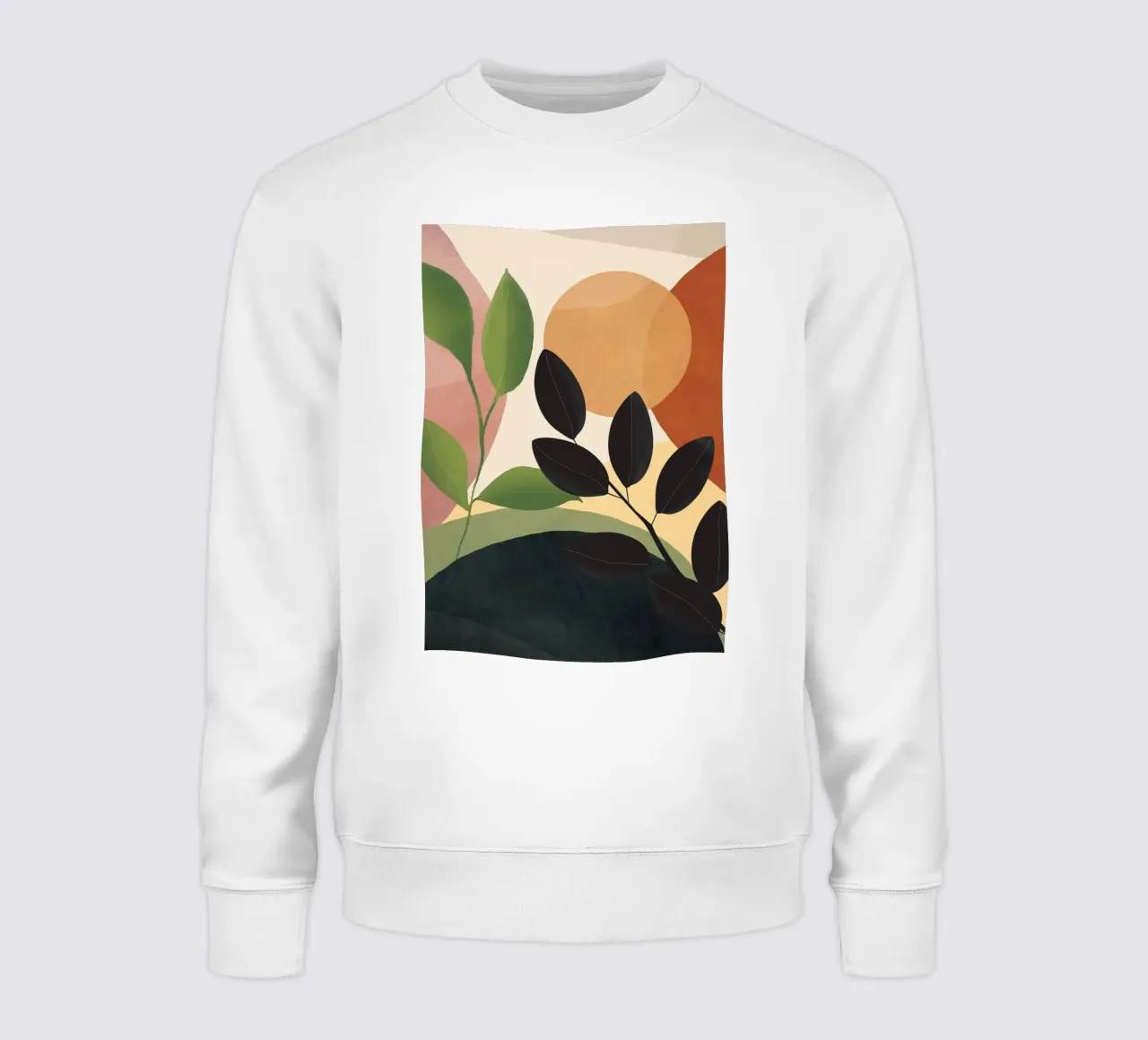 Abstract Sun Rays on the Branches 1 sweatshirt by Flow Line