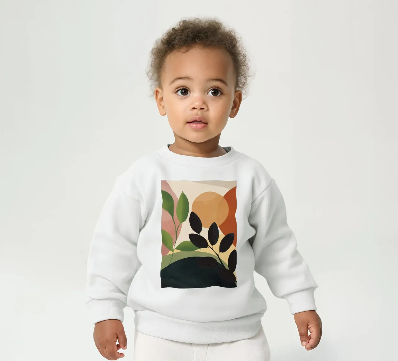 Abstract Sun Rays on the Branches 1 felpa neonato da Flow Line