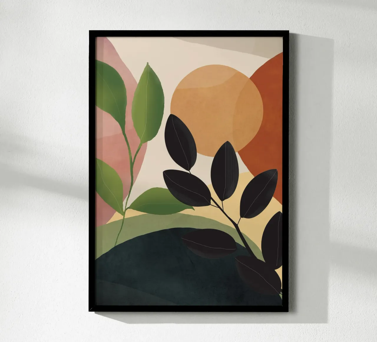 Abstract Sun Rays on the Branches 1 poster da Flow Line