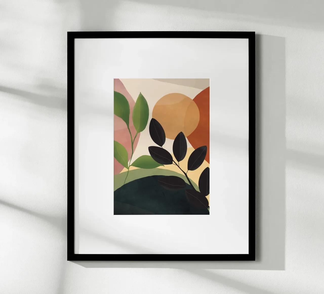 Abstract Sun Rays on the Branches 1 poster da Flow Line