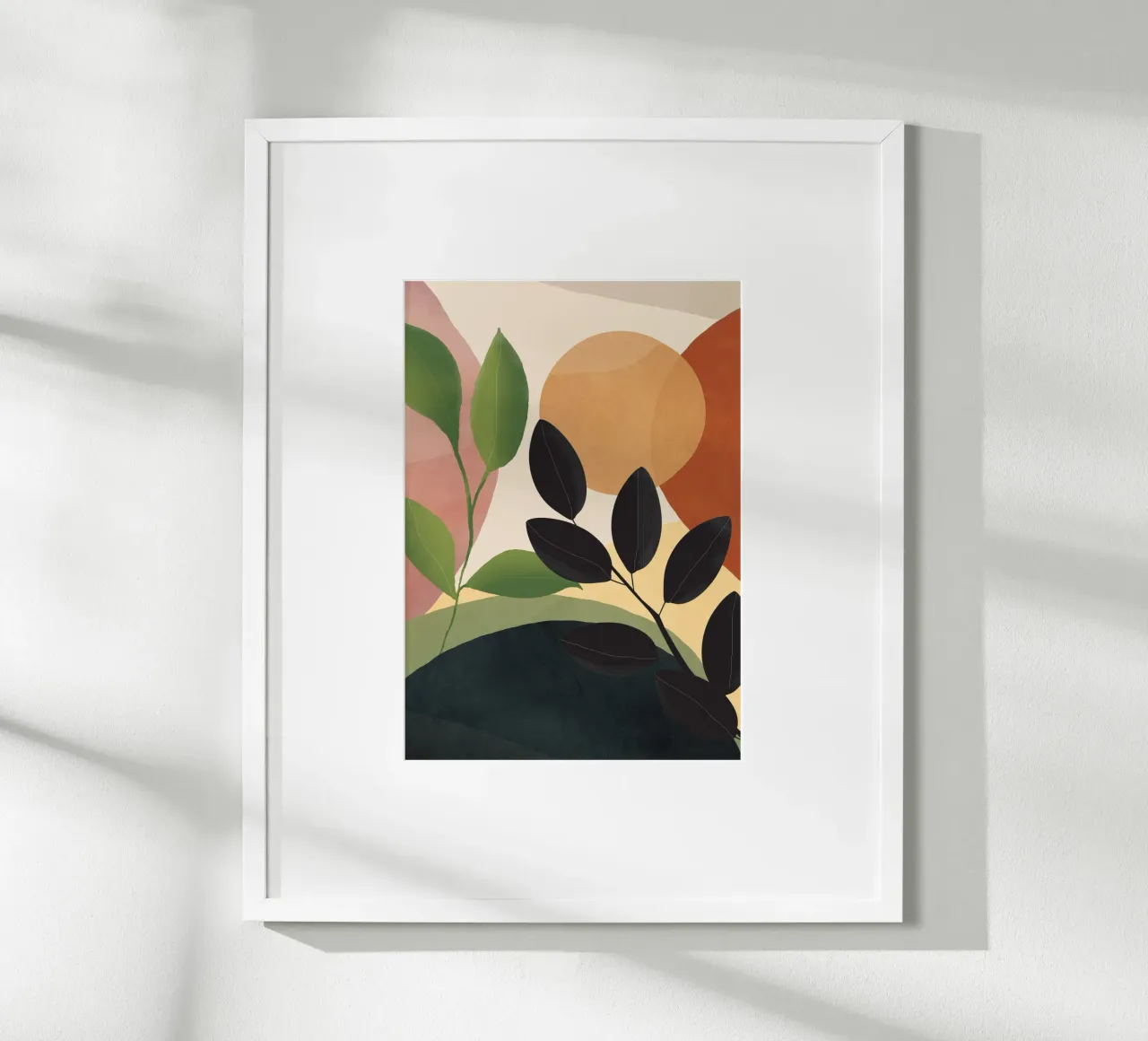 Abstract Sun Rays on the Branches 1 poster da Flow Line