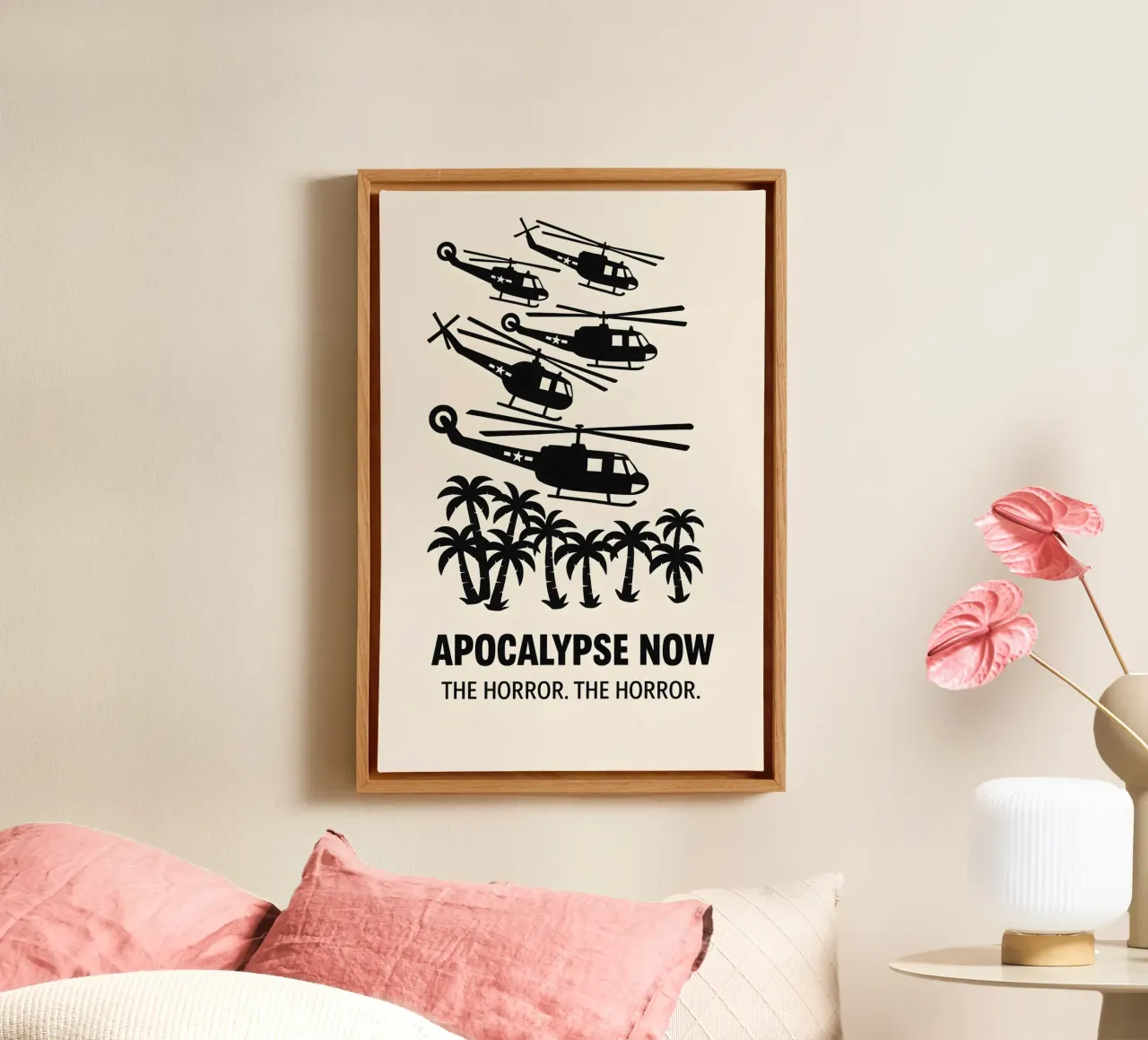 Apocalypse Now Print tela con Cornice a cassetta da MoviesArt