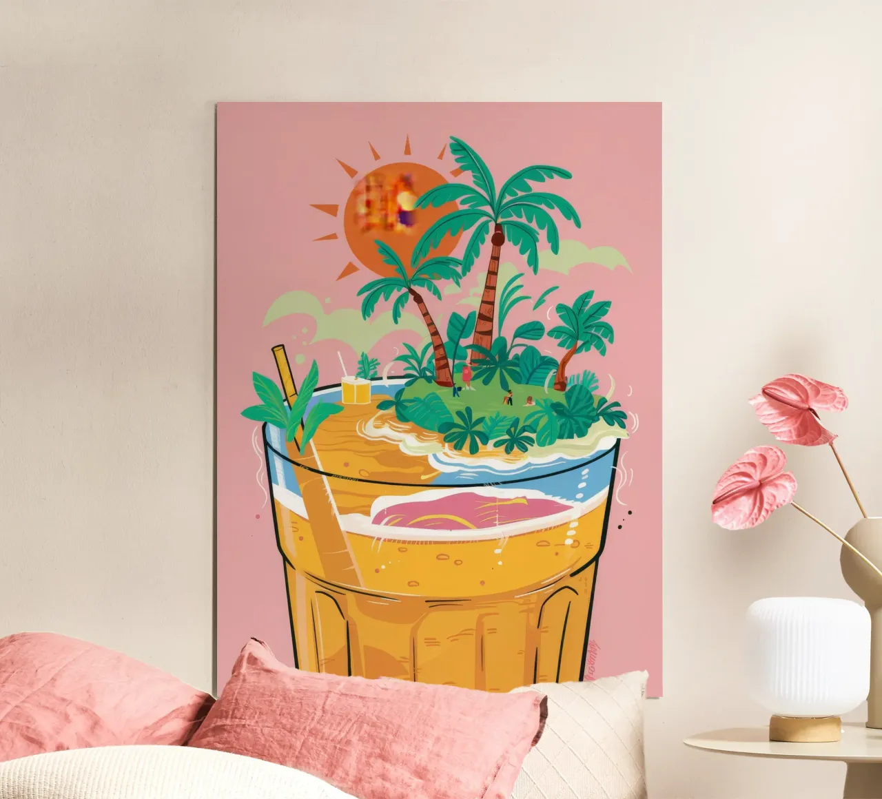 Isola in vetro poster da Arcane Shade