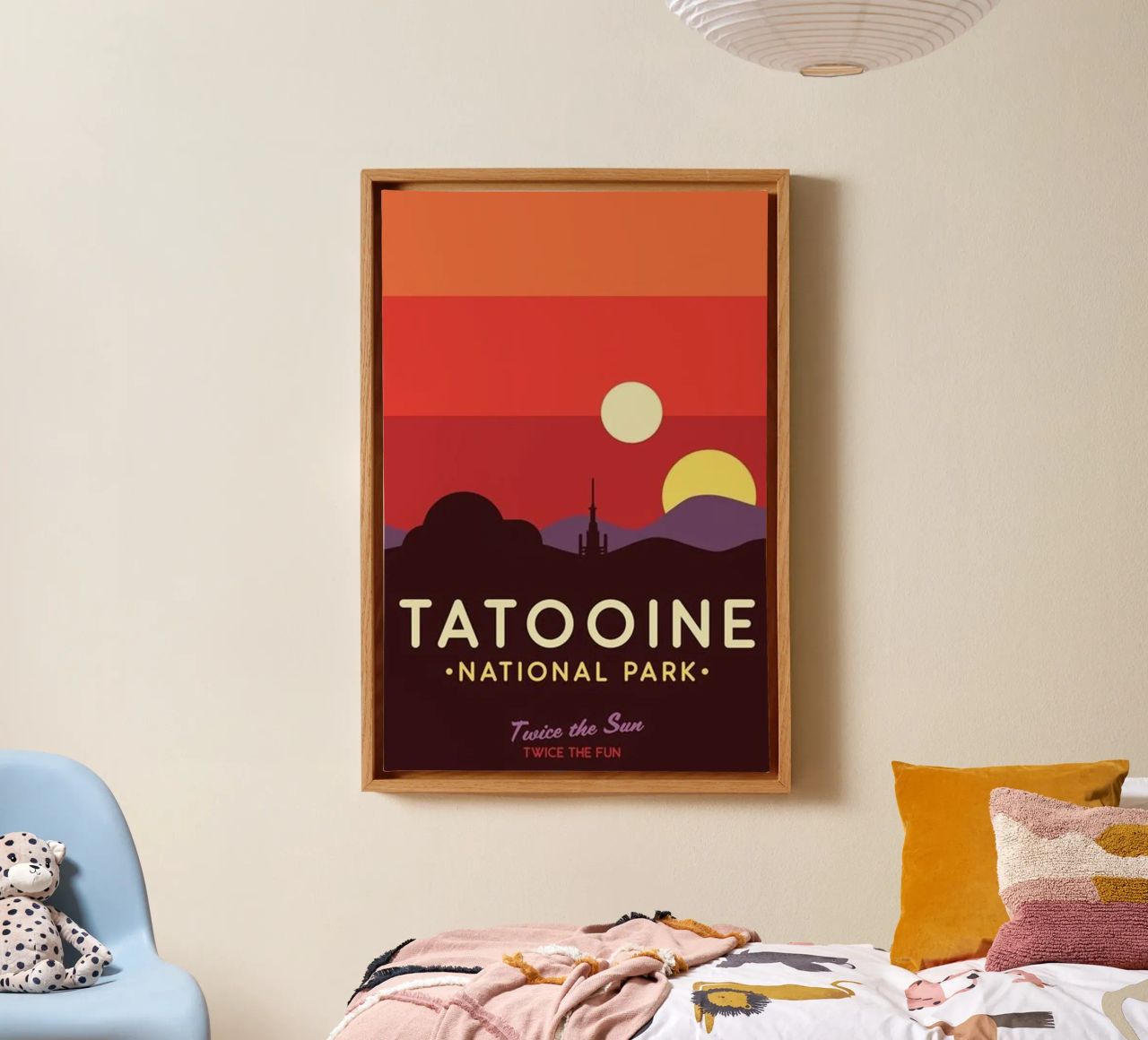 Reise nach Tatooine Leinwand von youngs print