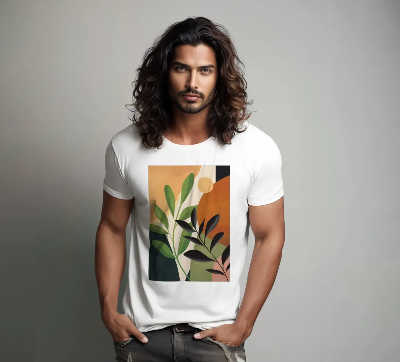 Abstract Sun Rays on the Branches 2 camiseta de Flow Line