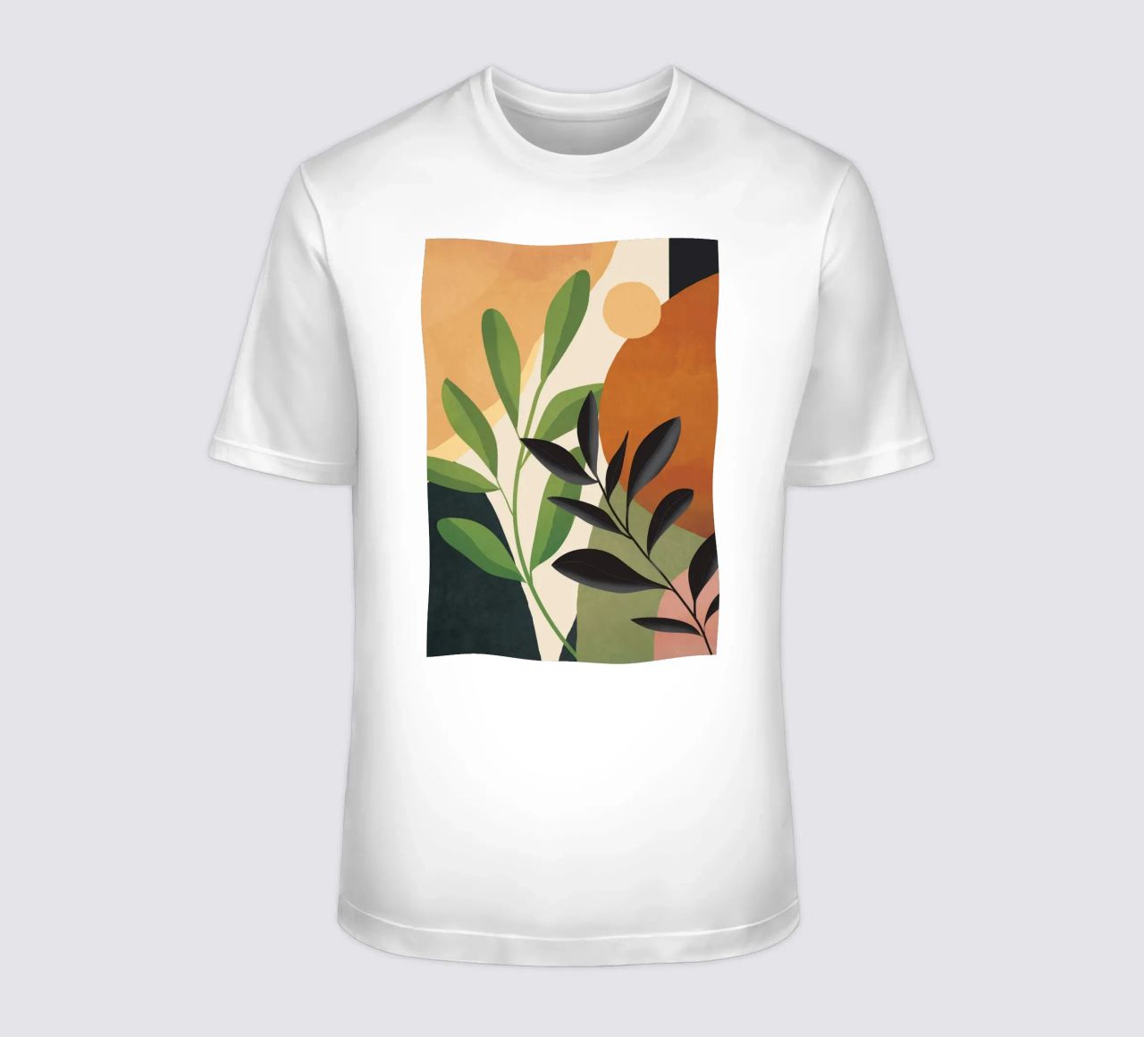 Abstract Sun Rays on the Branches 2 t-shirt da Flow Line