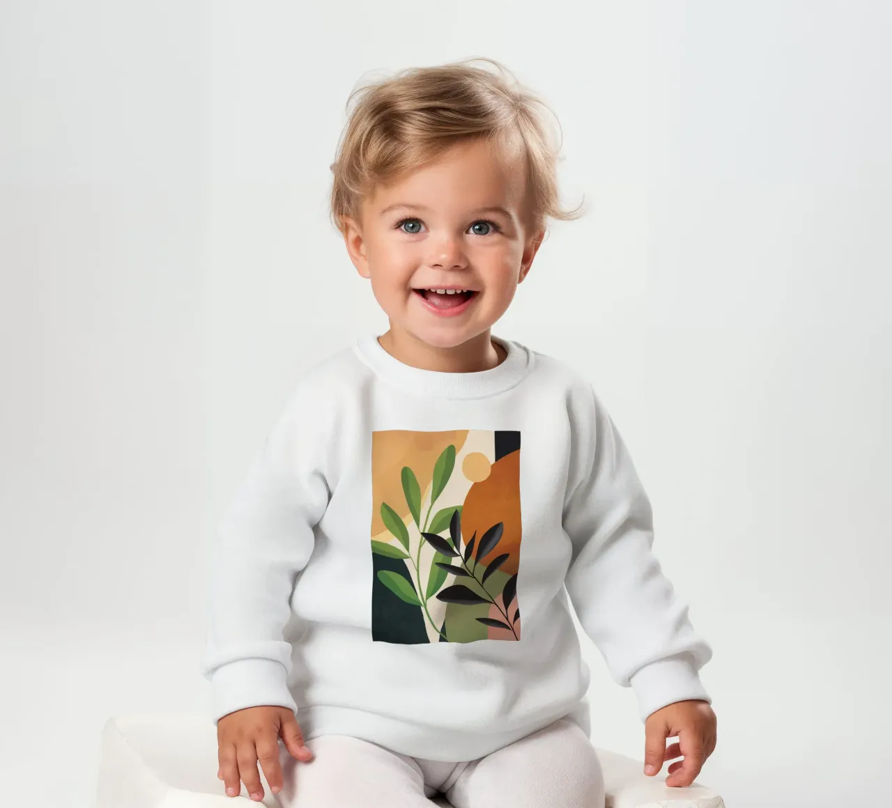 Abstract Sun Rays on the Branches 2 felpa neonato da Flow Line