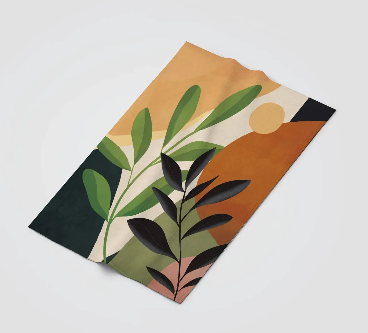 Abstract Sun Rays on the Branches 2 coperta in pile da Flow Line