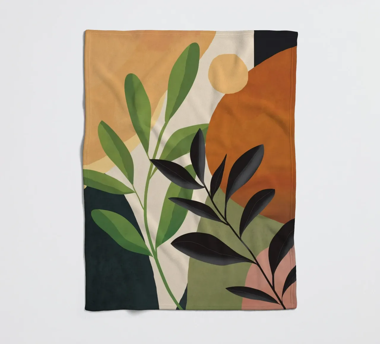 Abstract Sun Rays on the Branches 2 coperta in pile da Flow Line