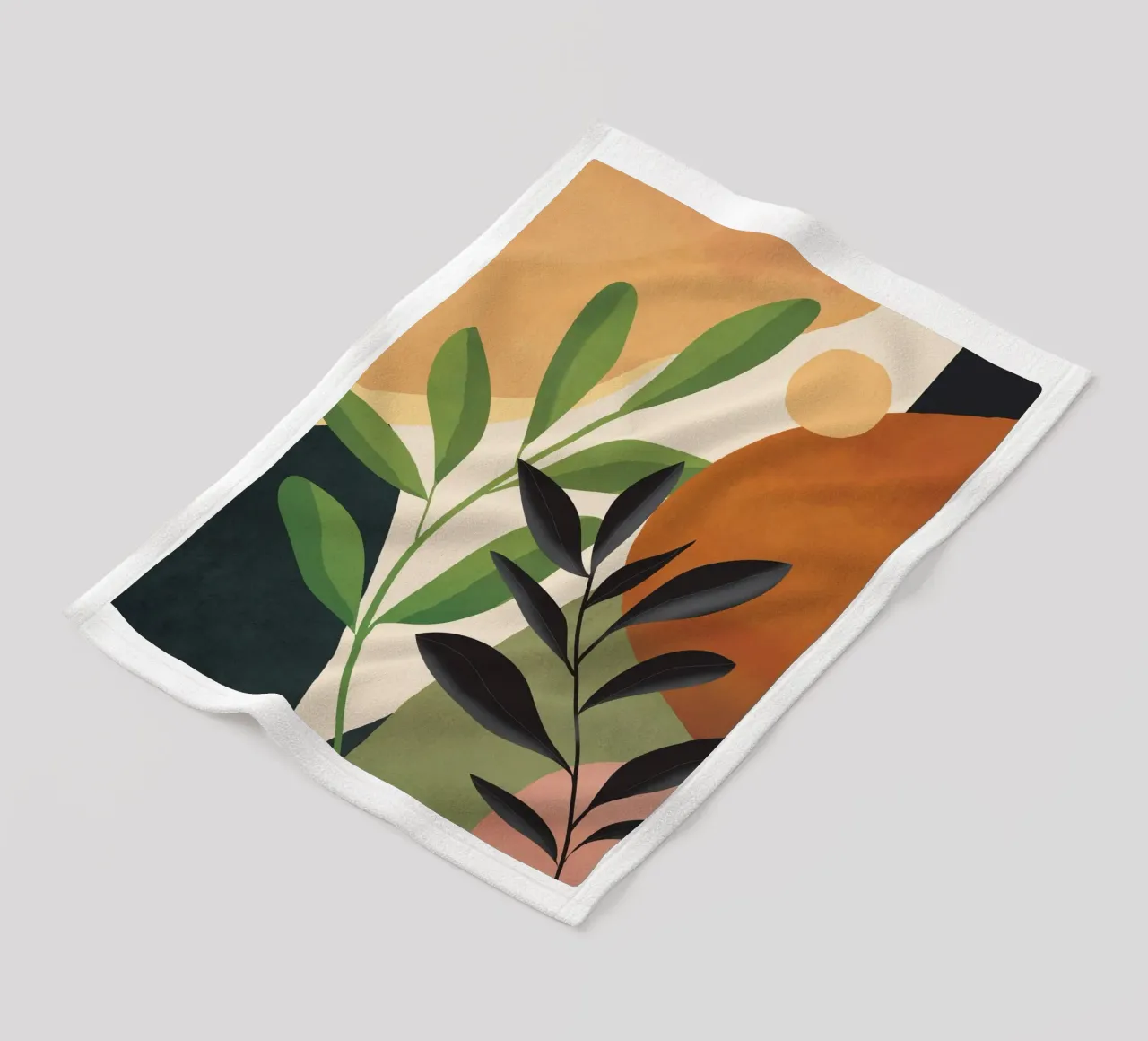 Abstract Sun Rays on the Branches 2 coperta in pile da Flow Line