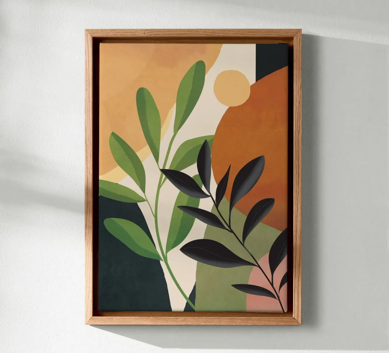 Abstract Sun Rays on the Branches 2 tela da Flow Line