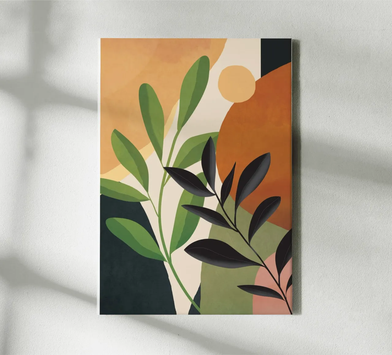 Abstract Sun Rays on the Branches 2 tela da Flow Line