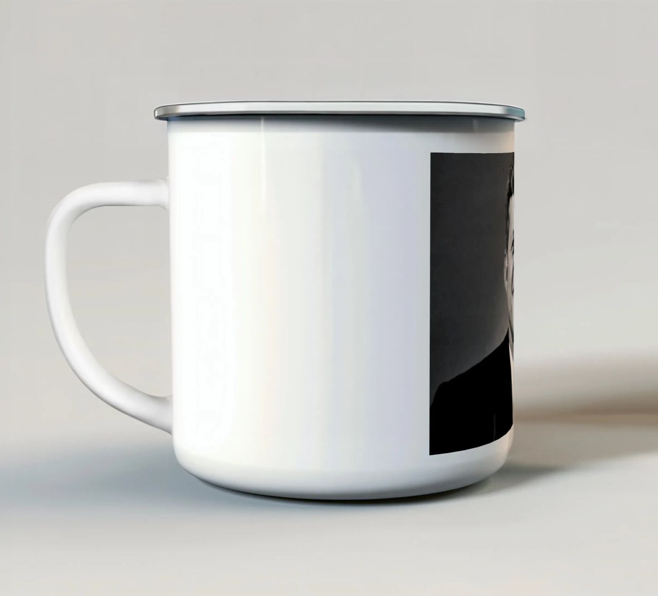 sorriso di john kennedy tazza in smalto da Reece Shop