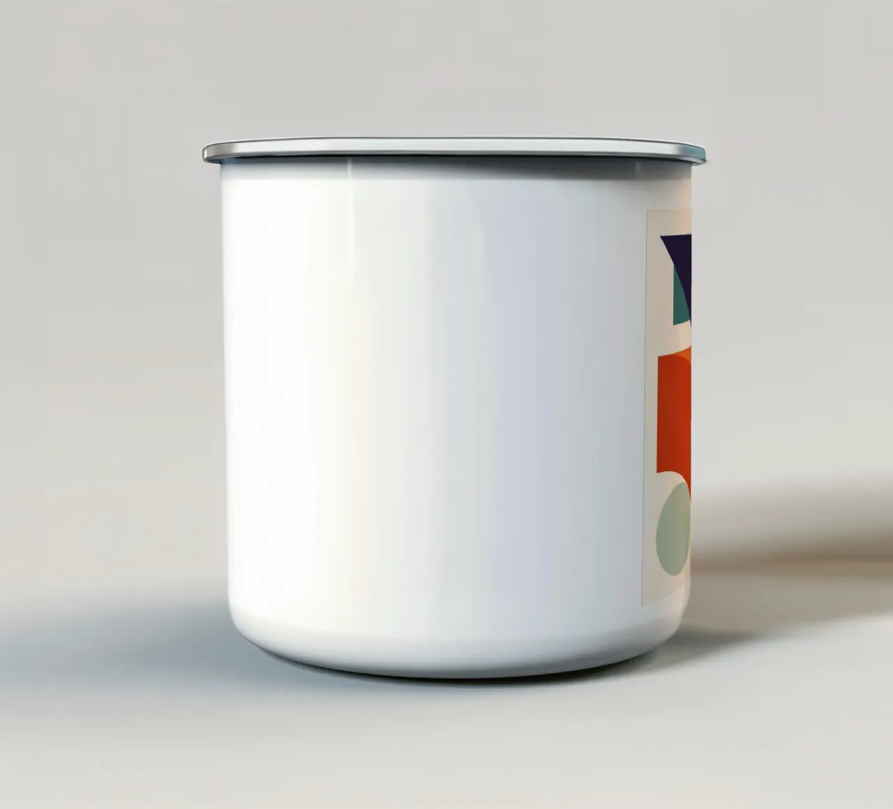 Round Flow No. 2 Emaille Tasse von Flow Line