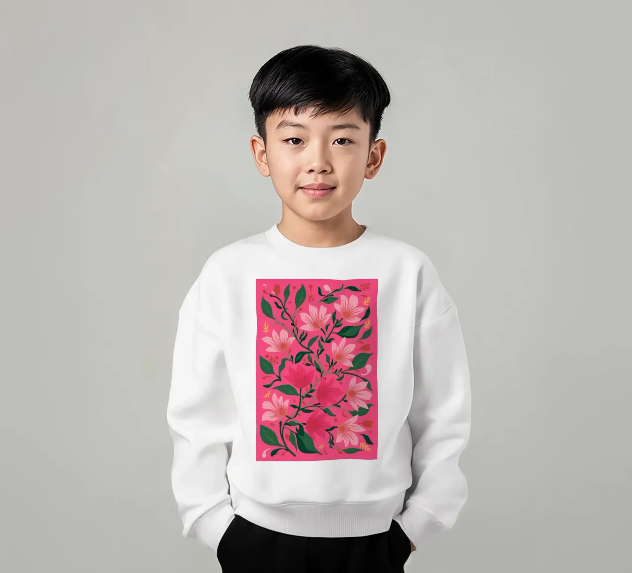 Petali rosa audaci felpa bambino da Arcane Shade