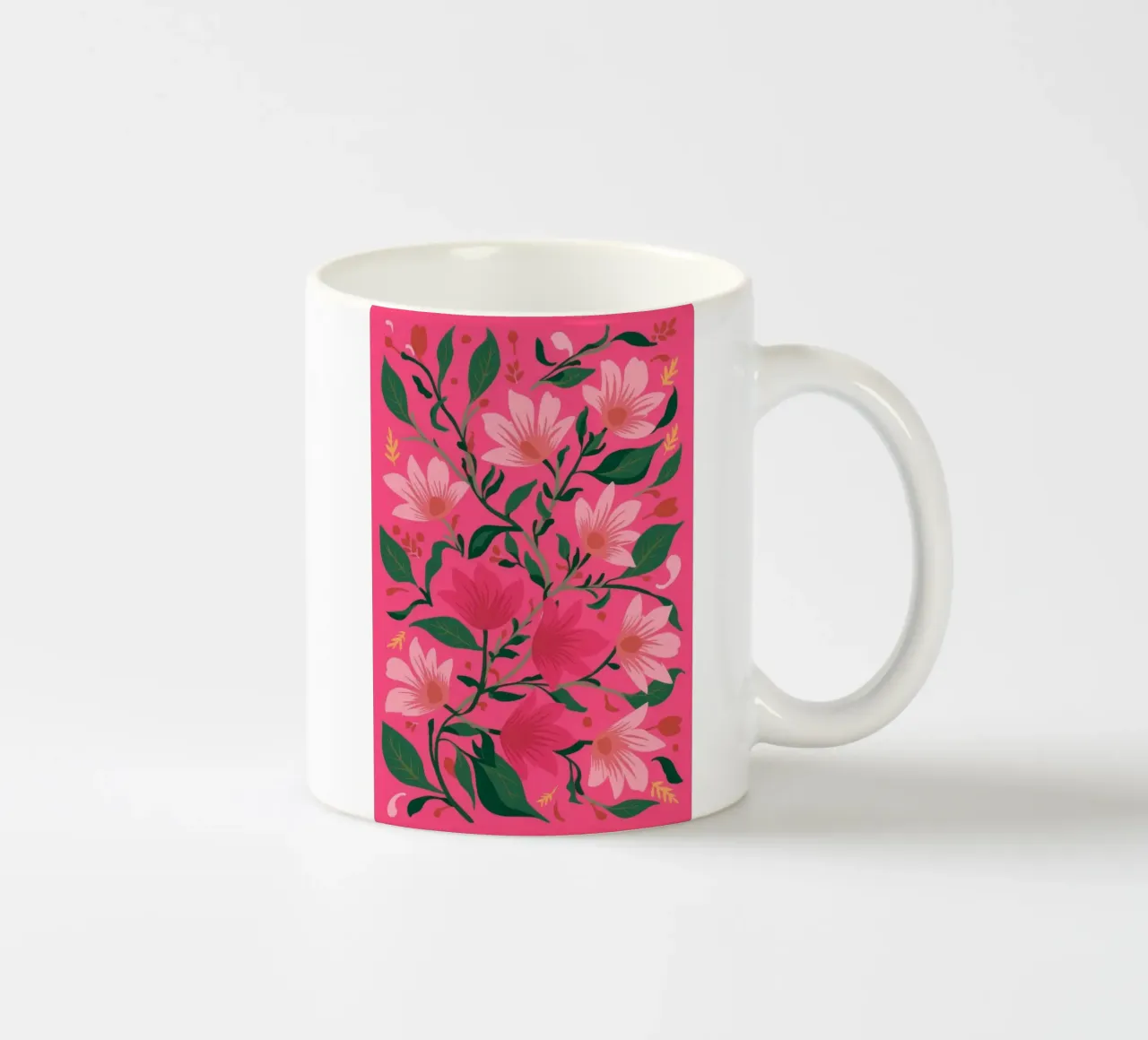 Petali rosa audaci tazza in ceramica da Arcane Shade