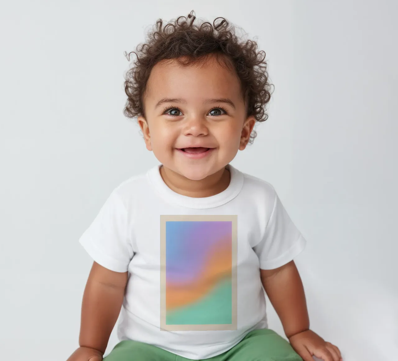 Pastel Breeze baby t-shirt by SMPLE