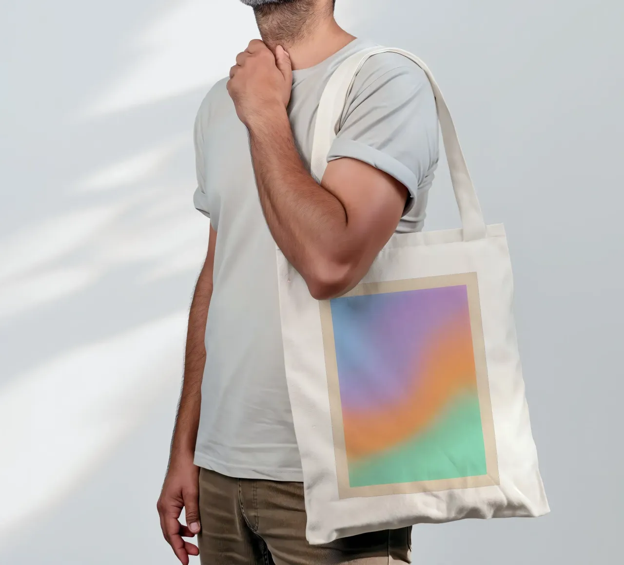 Pastel Breeze tote bag by SMPLE