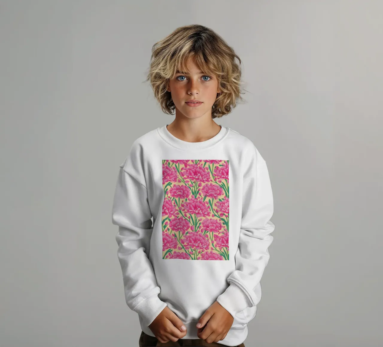 Garofano Pattern Joy felpa bambino da Arcane Shade