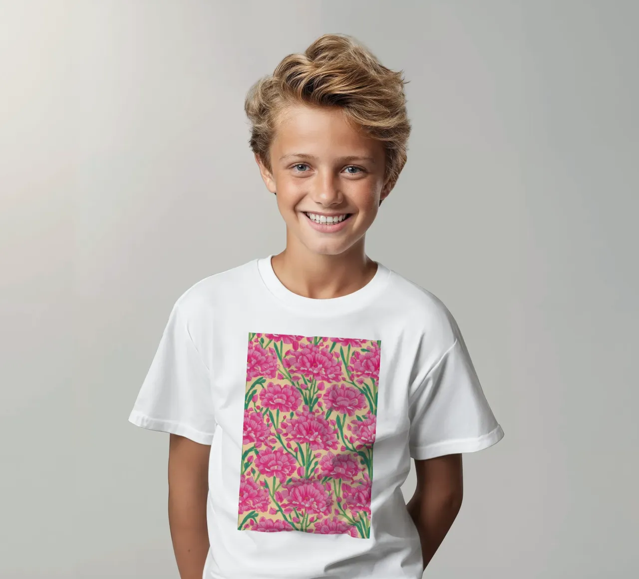Garofano Pattern Joy t-shirt bambini da Arcane Shade