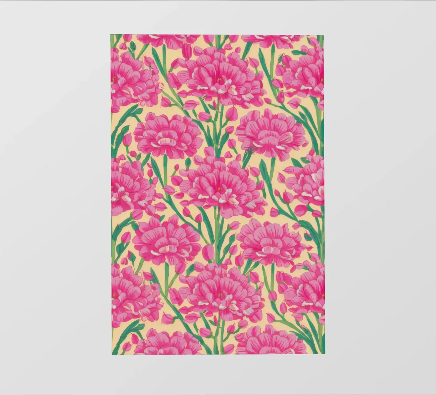 Carnation Pattern Joy fotobehang van Arcane Shade