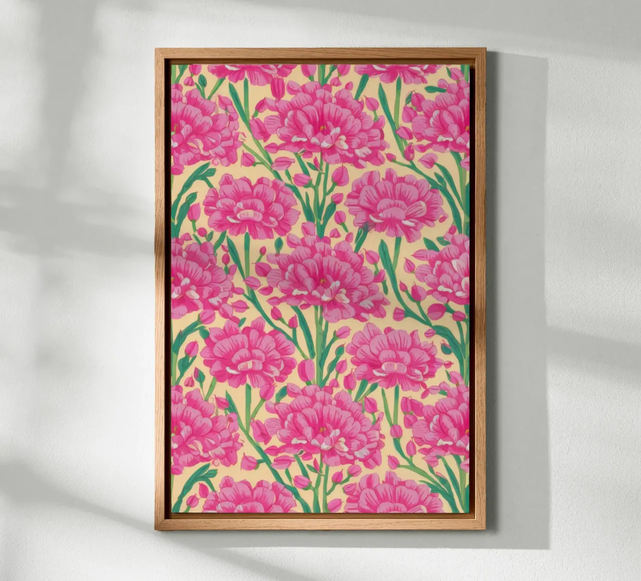 Garofano Pattern Joy alluminio dibond da Arcane Shade