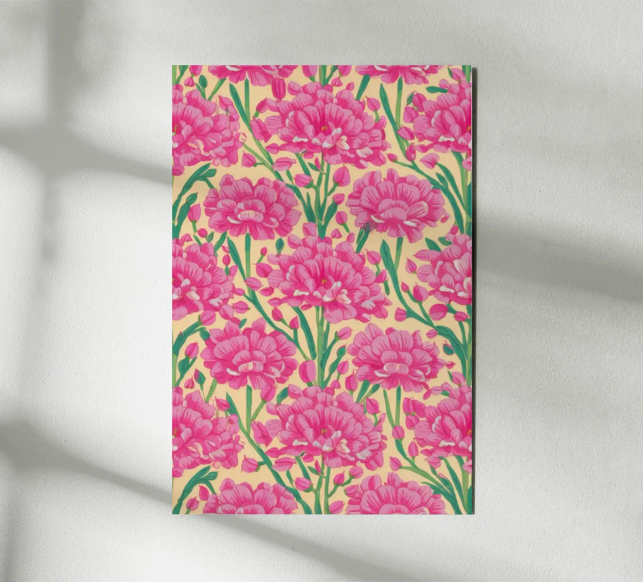 Garofano Pattern Joy alluminio dibond da Arcane Shade
