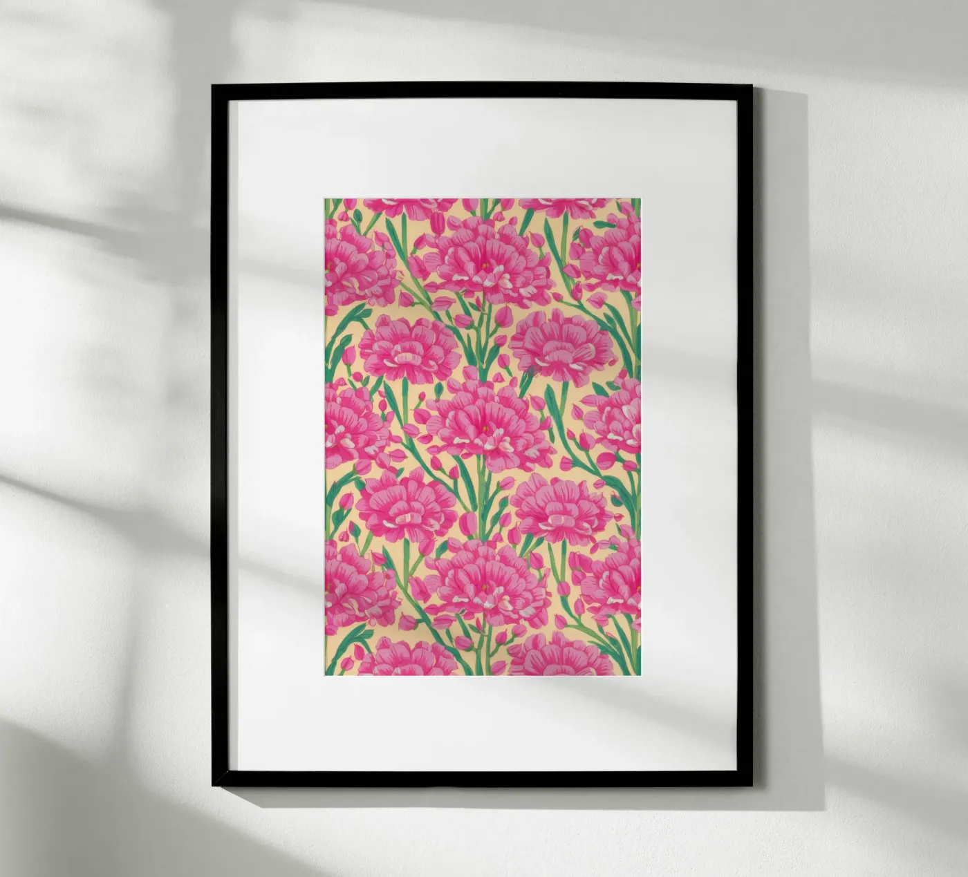 Carnation Pattern Joy Poster von Arcane Shade