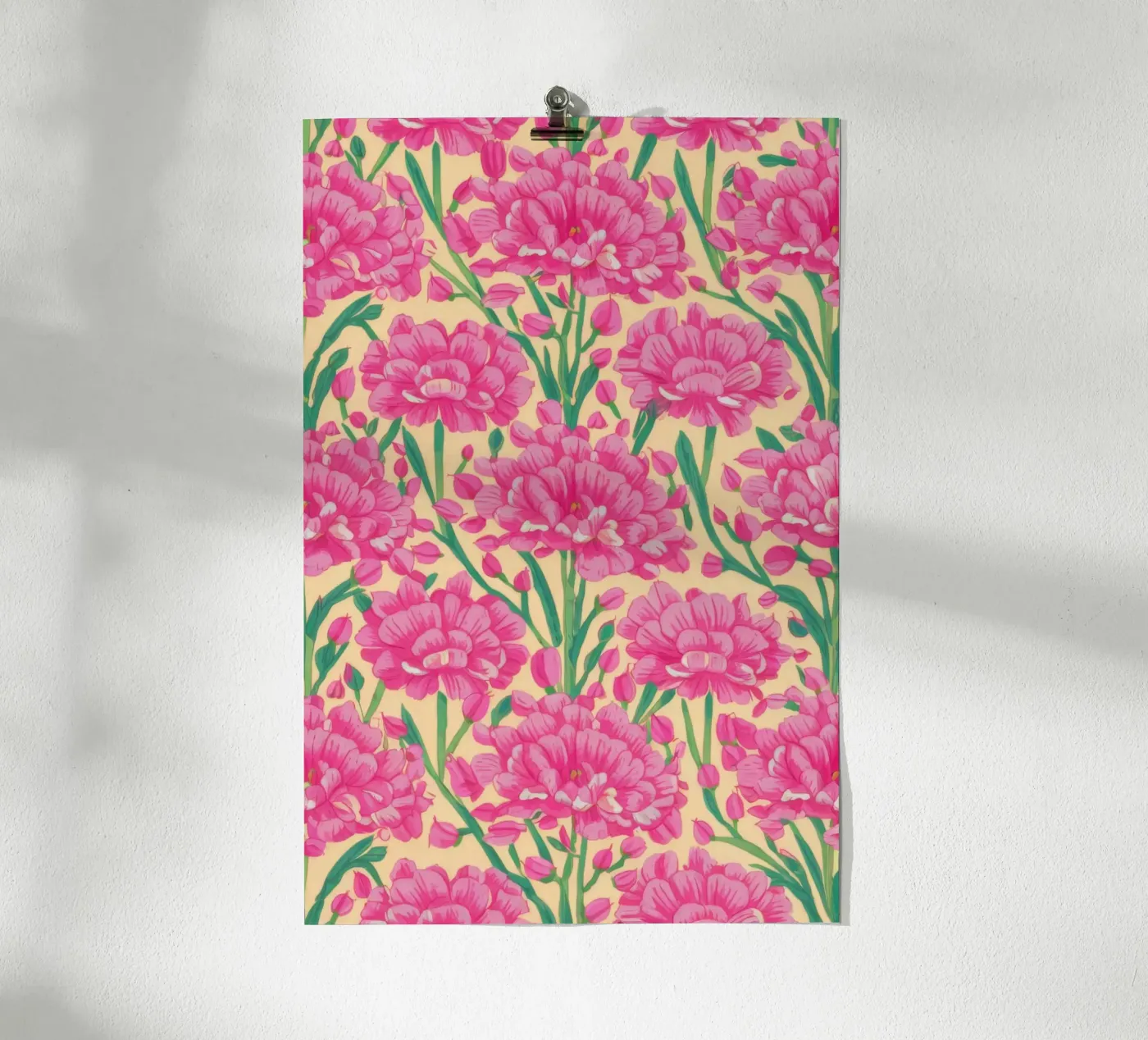 Garofano Pattern Joy poster da Arcane Shade