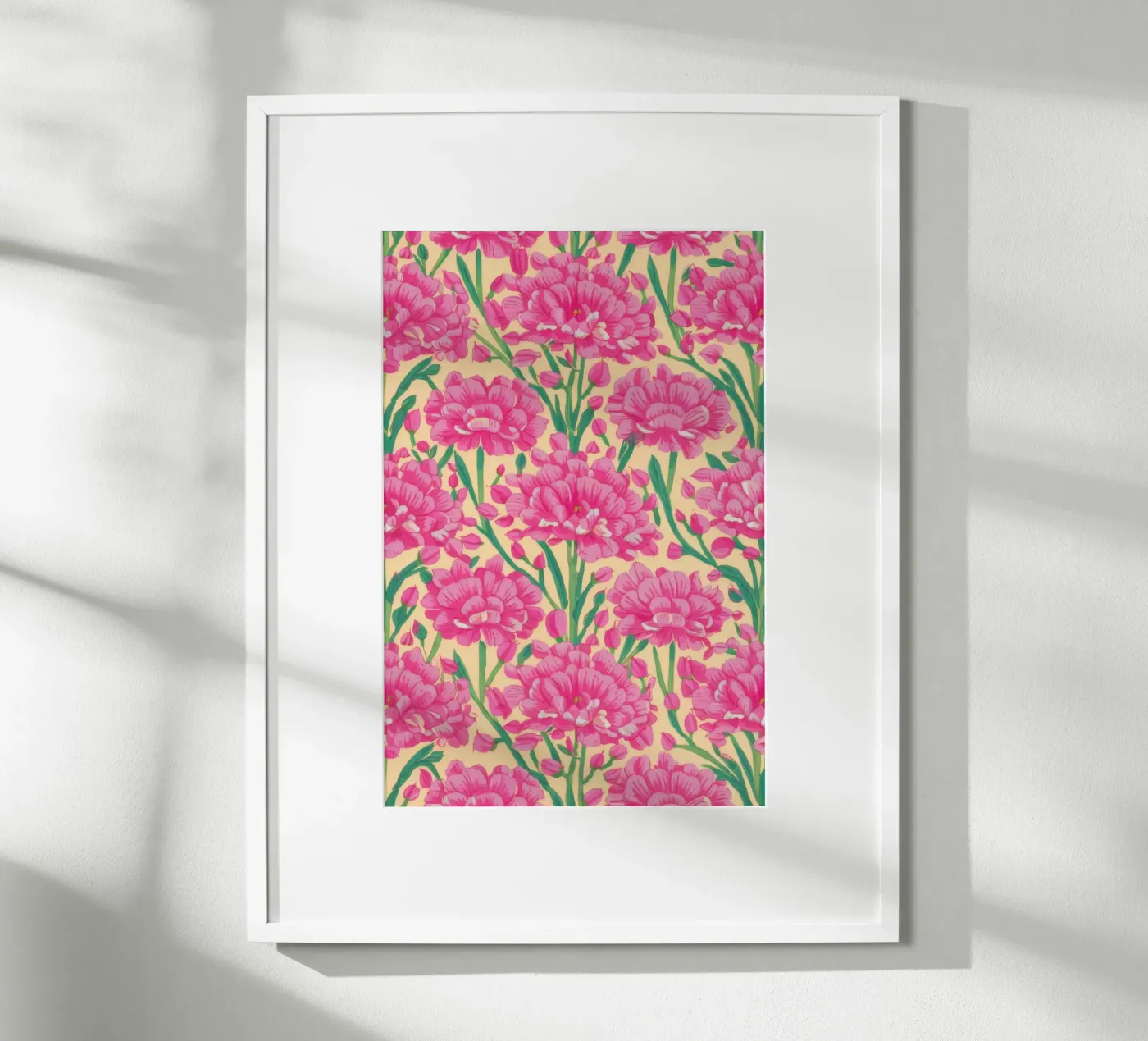 Carnation Pattern Joy Poster von Arcane Shade