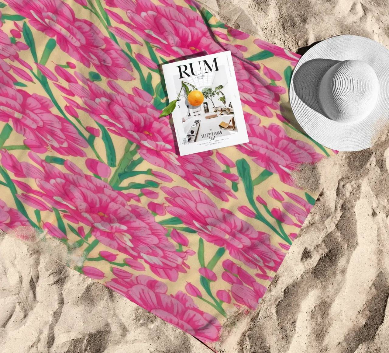 Garofano Pattern Joy telo mare da Arcane Shade