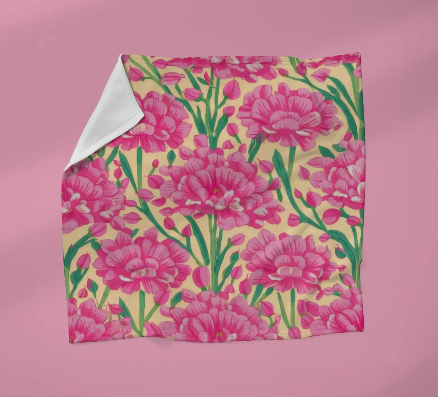 Carnation Pattern Joy Fleecedecke von Arcane Shade