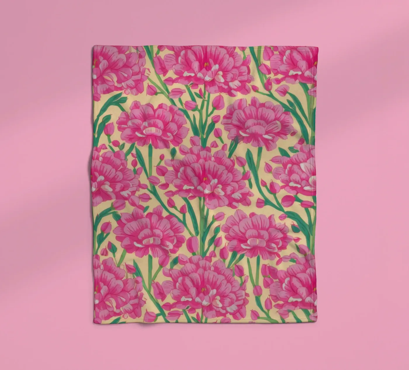 Carnation Pattern Joy Fleecedecke von Arcane Shade
