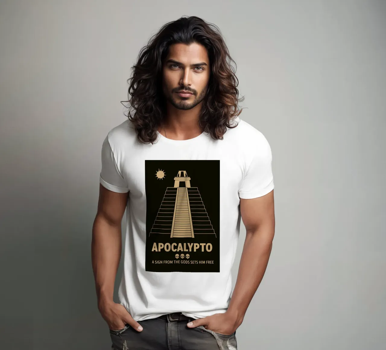Apocalypto Print t-shirt da MoviesArt