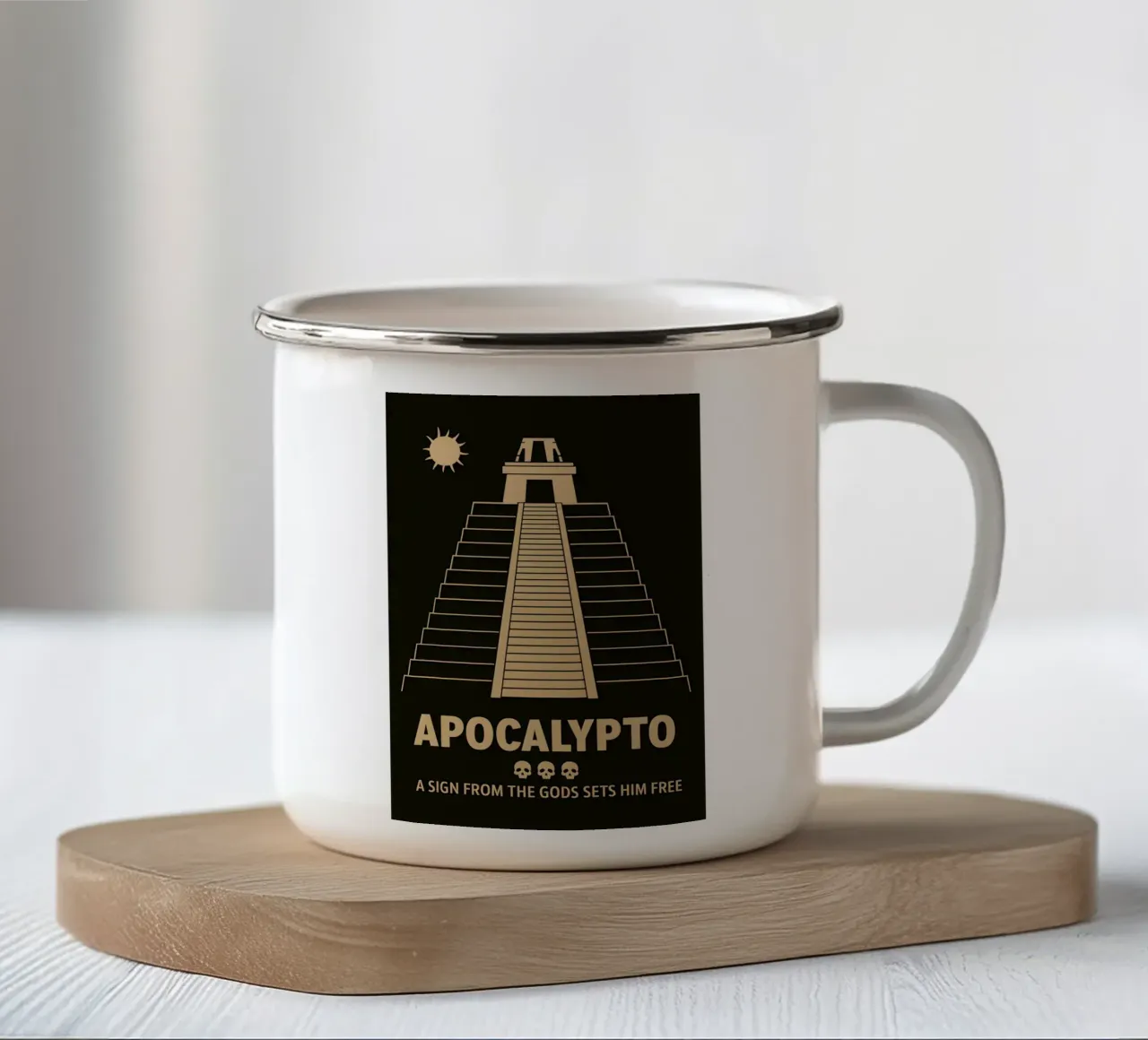 Apocalypto Print tazza in smalto da MoviesArt