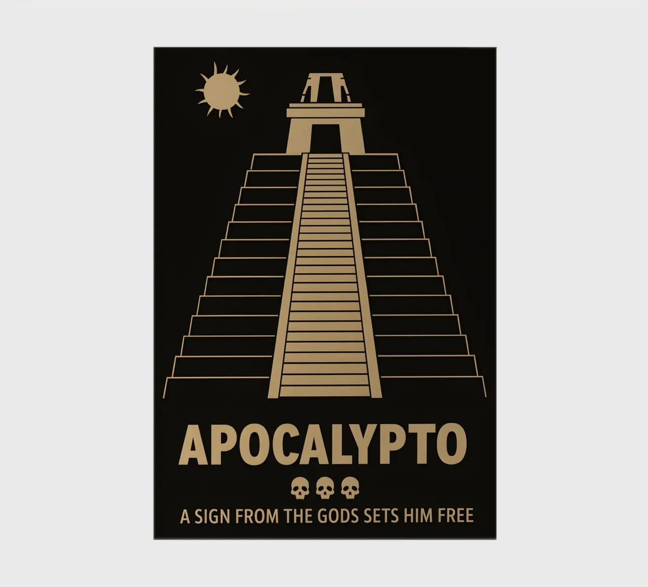 Apocalypto Print notebook by MoviesArt