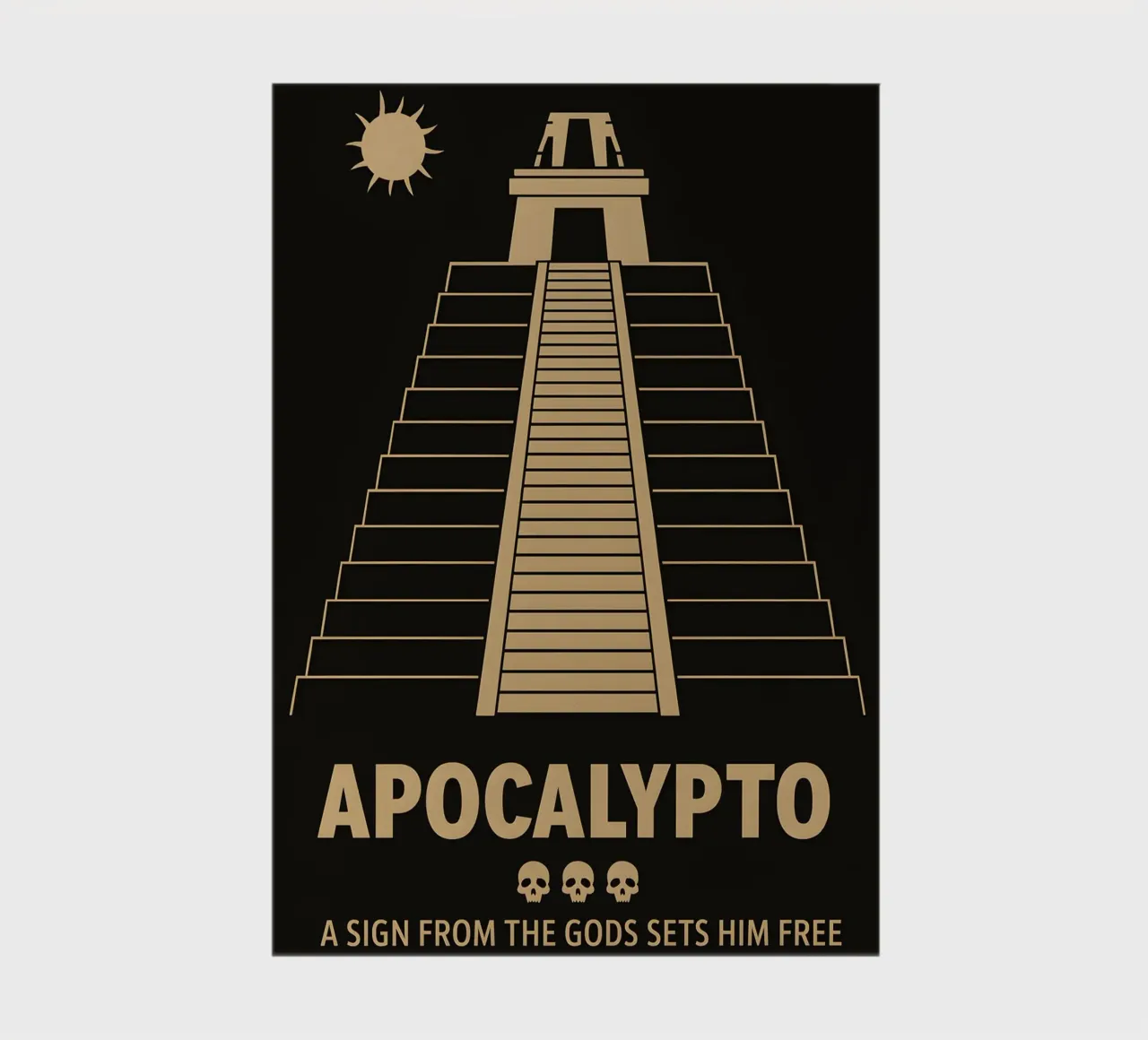Apocalypto Print notebook by MoviesArt