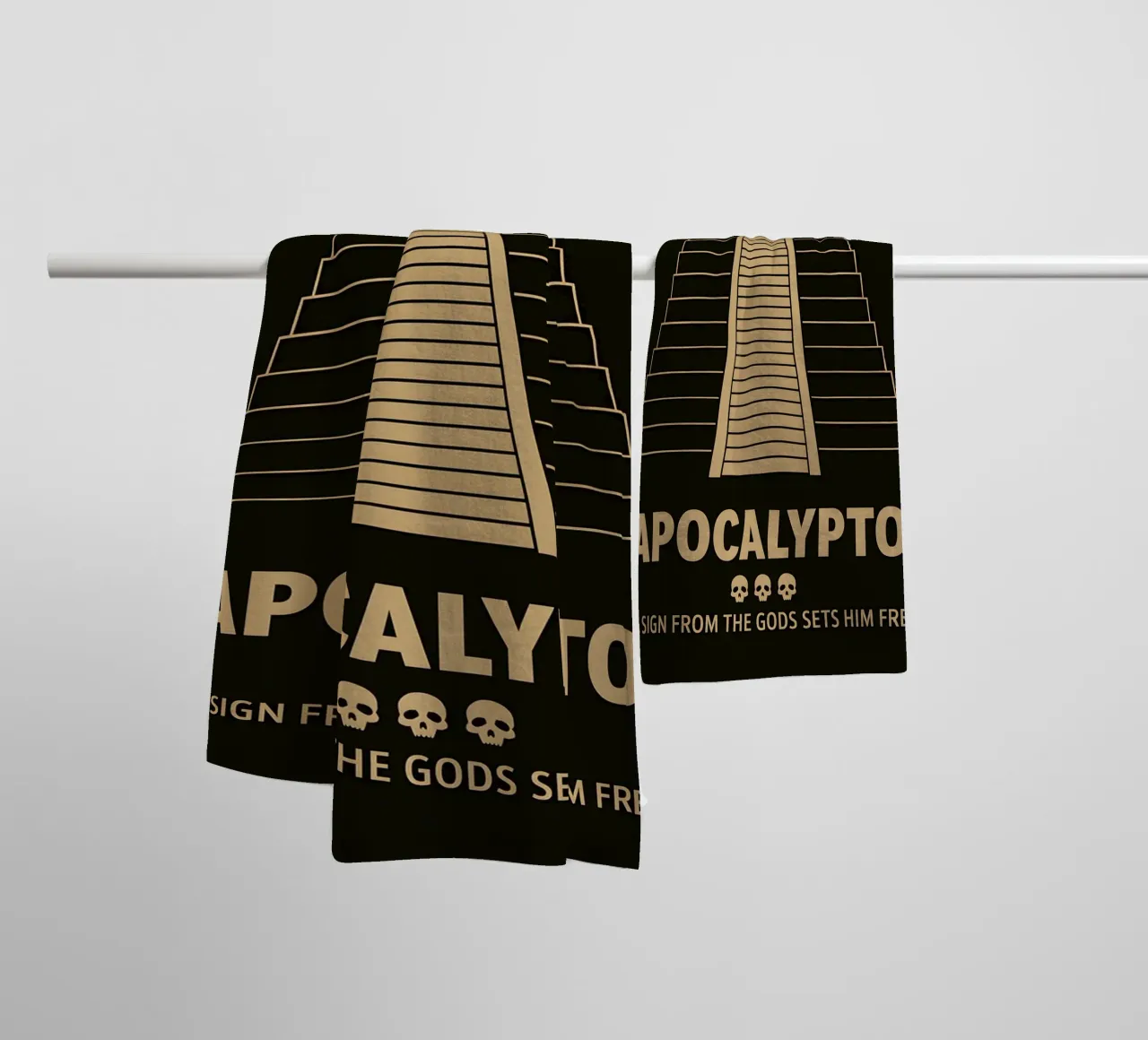 Apocalypto Print asciugamano da bagno da MoviesArt