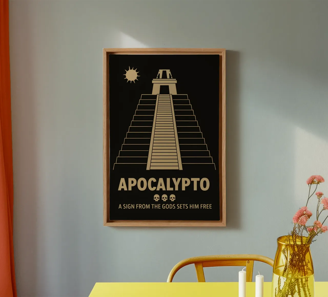 Apocalypto Print tela con Cornice a cassetta da MoviesArt