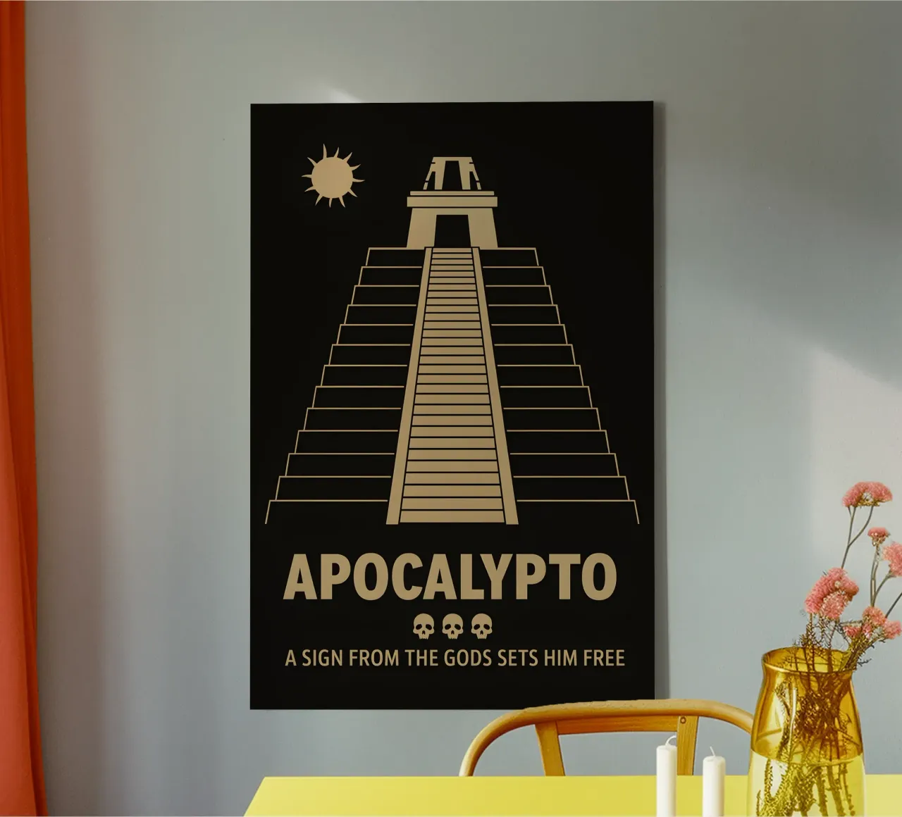 Apocalypto Print tela con Cornice a cassetta da MoviesArt