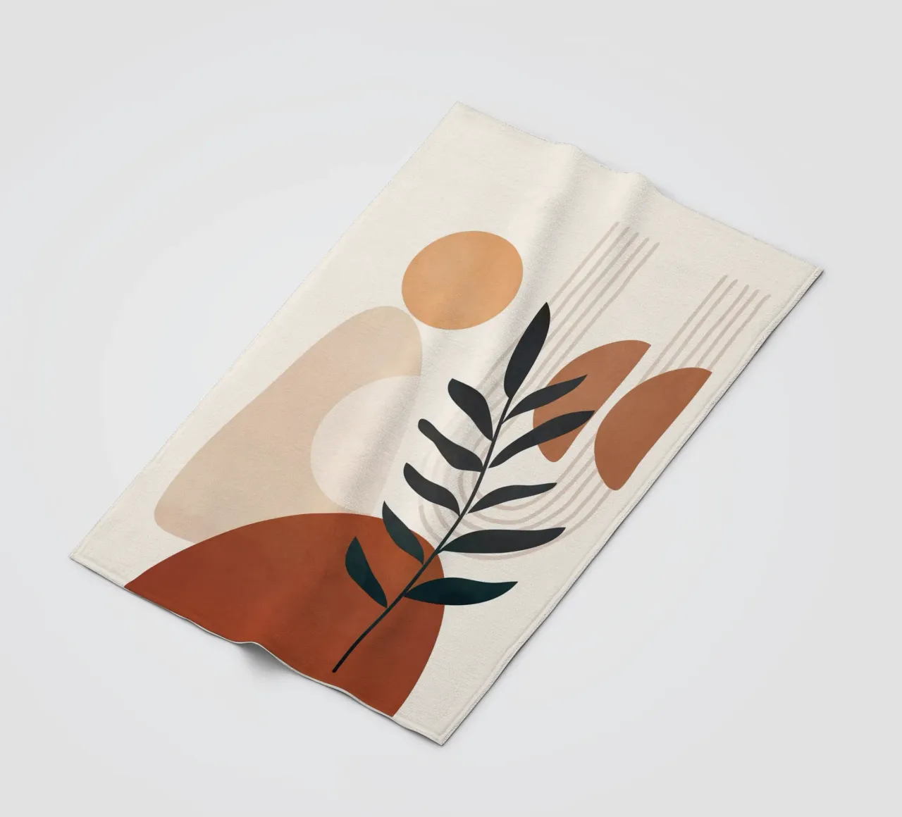 Modern Shapes Design 9 coperta in pile da cityart