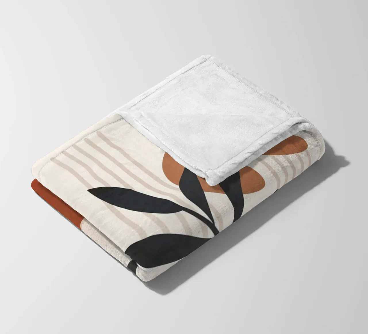 Modern Shapes Design 9 coperta in pile da cityart
