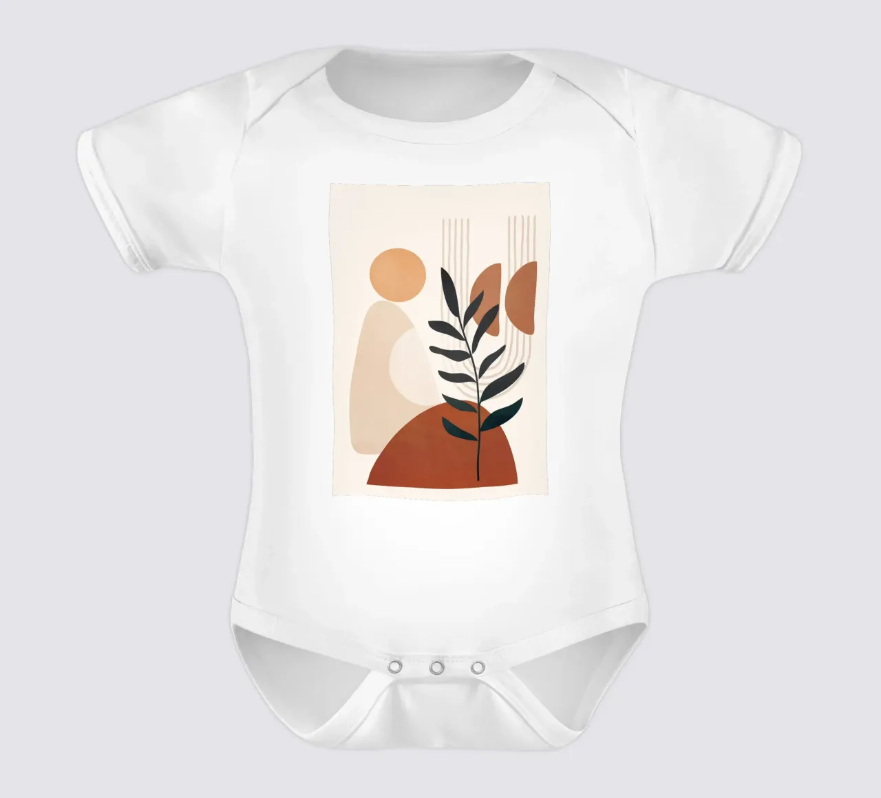 Modern Shapes Design 9 body neonato maniche corte da cityart