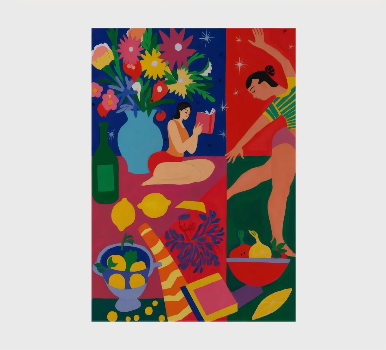 Tropical Moments Grid notebook by Arcane Shade