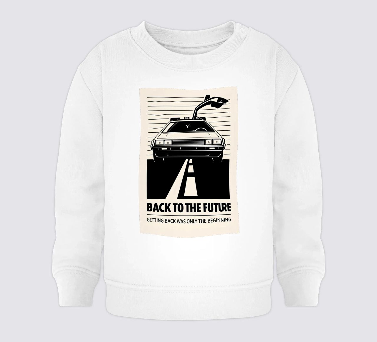 Back To The Future Print felpa neonato da MoviesArt