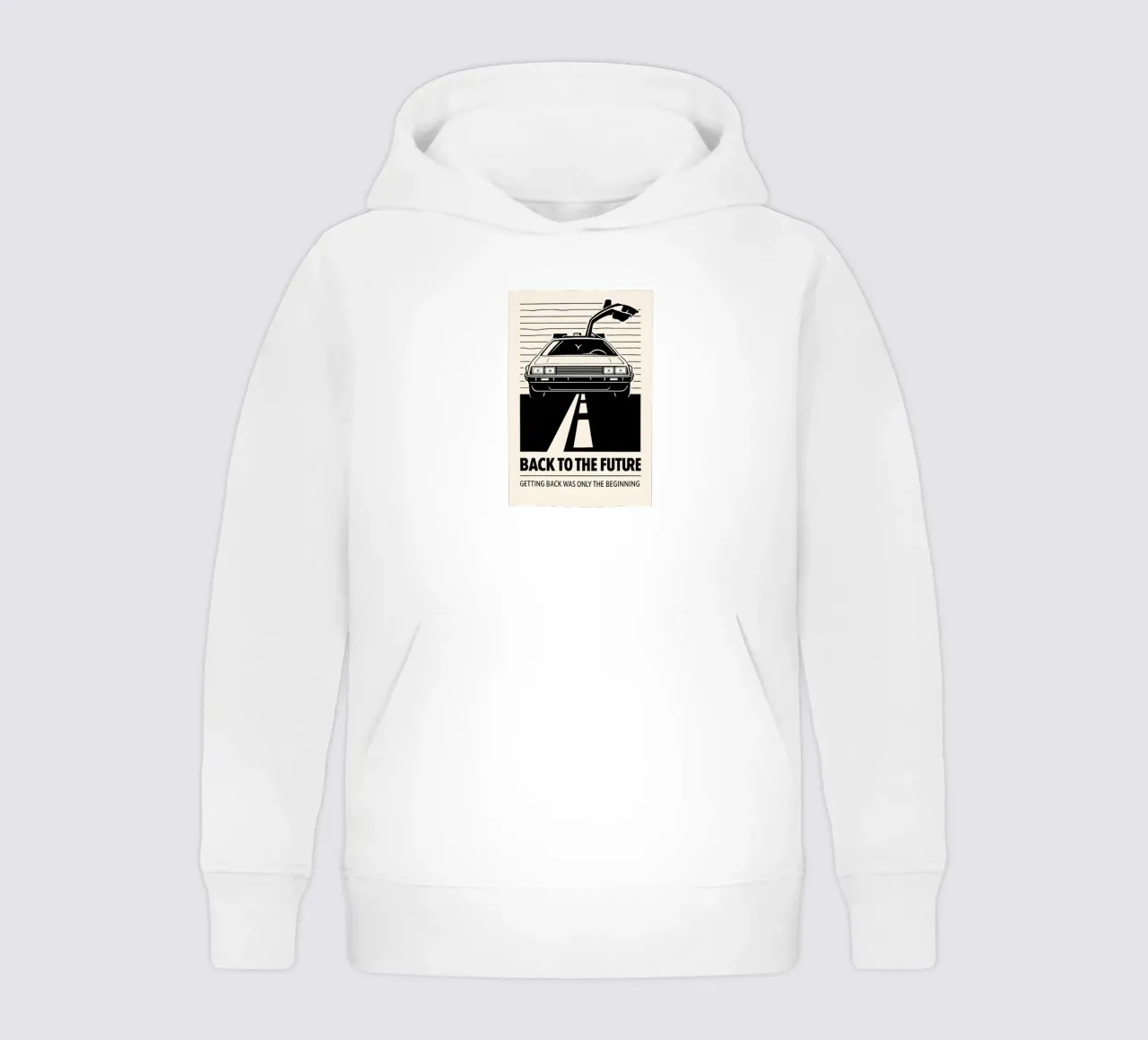 Back To The Future Print felpa bambino con cappuccio da MoviesArt
