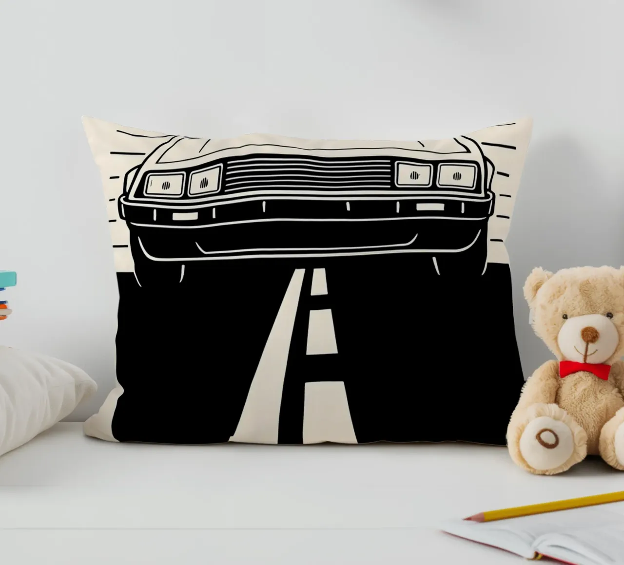 Back To The Future Print cojín de MoviesArt