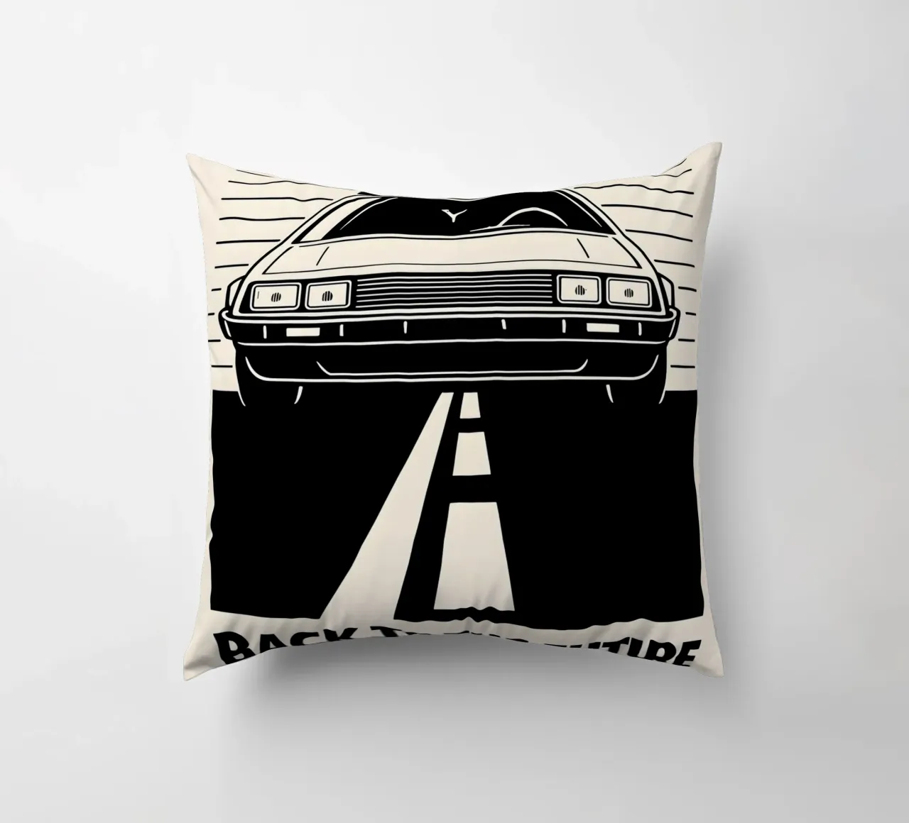 Back To The Future Print cojín de MoviesArt